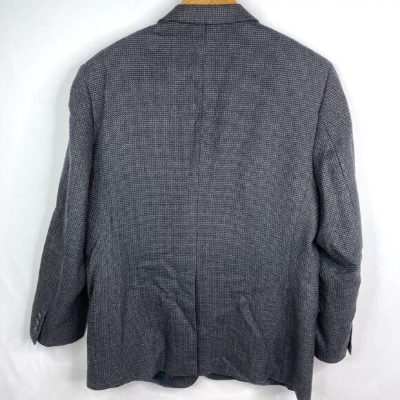 Vintage Bernhard Altmann Dark Grey 100% Lambswool Blazer Sport Coat 44R - Picture 8 of 12